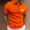 Mens T-shirt Classic Short Sleeved Polo Shirt Summer Top Casual T-Shirt Button Collar Super Large S-4XL Casual Polo Shirt 240412