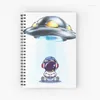 Universe Spiral Journal Notebook 120 Pages Note à couverture rigide Cadeau de travail pour femmes notes de journalisation des étudiants hommes