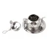 Roestvrijstalen theepot vorm thee infuser kruiden bloemen thee zeefilter kruidenfilter keuken teaire accessoires thee ball teesieb