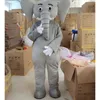 2024 Hochwertige Elefant -Maskottchen Kostüm Halloween Carnival Unisex Erwachsene Outfit Fancy Kostüm Cartoon Thema Kostüm