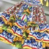 2024 neue Mädchen Kleider Kleider Sommergeburtstagsfeier Prinzessin Kleid Kids Sundress Kleider Kleinkind Kleidung