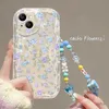 Mobiele telefoons Bracelet pols telefoonhoesje voor Samsung Galaxy S23 S23 S24 Ultra S20 Fe S21 plus A54 A34 A24 A14 A55 A35 A25 A05 Soft Siliconen Cover