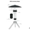 Portabla lyktor LED -lykta USB -laddning med konsoltältbelysning mtifunktionell 4W/630mAh avtagbar för utomhusutrustning Drop DHG95