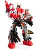 6 em 1 Superion HZX Transformation Toys Atualizar versão Ação Figura KO G1 Robot Aeronave IDW Modelo Boy Kids No Box 240408