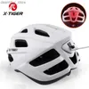 Radsportkappen Masken X-Tiger-Radsporthelm Frauen LED LEG HELTRAD RAD BIKE HEHR HELTRABKEIT HELM HELTE KREIZE KRANKELNEHMEN HELTE L48