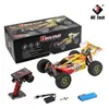 Diecast Model Cars Wltoys 144010 V8 1 14 4WD 75 км/ч дистанционное управление Drift RC RC RCING Высокоскоростной бесщеточный мотор в бездорожье Dift Gift J240417