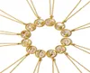 Свадебное платье ювелирные украшения, соответствующие женским ювелирным украшениям двенадцать созвездий, золото, покрытое медным ожерельем моды, дизайнер моды J9329536
