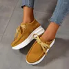 Scarpe casual 2024 Spring Autumn Plus Size-up per le donne Europa America Sneaker traspirabile Sneaker Spesso Non slip