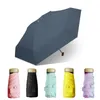 Umbrellas Mini Folding Umbrella 6-Folding Anti UV Portable Parasoles Lightweight Pocket Sun Shade Rain For Women