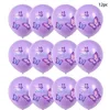 Partydekoration 12pc Butterfly Latex Ballon Wünsche Tanz Ballon Happy Prinzessin Geburtstag Balon Babyshower Girl Bunt Baloon