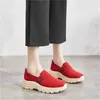 Sapatos casuais anti-deslizamento mocassin woman tênis femininos apartamentos idosos tênis lux esporte oferece racing tenids snekers