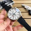 Montre-bracelets Luxury Men Automatic Mechanical Watch Pilots Brown Leather Sport Watches