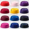 Beret caps czapki beretowe linię linii stewardessów stewardesa vintage mundury hat stewardess pillbox hatdrop kapelusz dropsshipping D24417