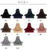 Chiffon -Gebet Hijab für Frauen muslimische Instant Hijab Headscarf Wraps Islam Stirnband Turbane Voller Cover Ramadan Abaya Jilbab 240402