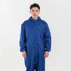 Men's Tracksuits Work Jumpsuit Waterproof Long Sleeve Men Coveralls Uniform Hooded Car Repair Workshop Coverall Romper