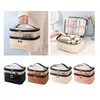 Cosmetic Bags Multifunction Travel Makeup Organizer For Women Large Bag Make Up Case Double Layer
