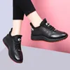 Lässige Schuhe Frau Sneakers Schnürung Walking Flats Zapatillas Muje 2024 Klassische Frauen pu unisex vulkanisiert