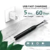 Produits Xiaomi Mijia Sonic Electric Brosse USB Charger USB pour les adultes 6 Modes Smart Timer IPX7 Brosses à dents ultrasoniques imperméables