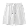 Calça masculina em shorts de roupas de trabalho americanas verão de chão solto cáqui