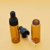 Storage Bottles 100Pcs 5ml Amber/Clear Glass Dropper Mini Essential Oils Vials Bottle For Sample Cosmetic Perfume Travel