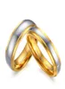 Gravur Wolfram Carbide Männer Frauen Gold Tungsten Eheringe Engagement Band5511738