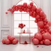 Décoration de fête 2 ensemble de ballons d'anniversaire de latex bleu de 12 pouces pour ballon rubis rouge