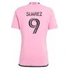 Suarez Messis Inter Miami CF Jerseys Jerseys Joint 2024 Jogadores Versão Camisa Baby Matuidi Jean Fray Campana Women MLS 24 25 Futebol Men Kit Kit Kids Equipment 3xl 4xl