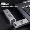 Antriebs Miniso 2TB USB3.1 Hochgeschwindigkeitsübertragung Dualinterface Metal Pen Drive Mobile Dualuse Typec Water of Memoria USB Blitzscheibe