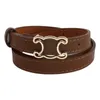 Riem dames triomferen boog riem veelzijdige jeans riem slanke dunne riem dunne riem dames Koreaanse mode decoratieve jurk