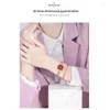 Montre-bracelettes Love Vintage Bracelet Round Small Cading Quartz Watch Ladies Affiche de bracelet imperméable Femelle Clock Luxury Gift Luxury