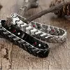 Magnetic Lucky Bracelet Men Woman 316L Stainless Steel 4 Health Care Elements FIR Germanium Golden Bangle Man Trend 240410