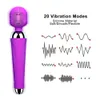 Dildos sans fil Av Vibrator Magic Wand for Women Clitoris Stimulator USB Rechargeable Massager Goods Toys pour adultes 18 240417