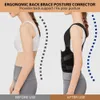 Back Brace and Posture Corrector for Men and Women Back Straightener Posture Corrector Scoliosis Hunchback Correction Support 240417