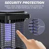 Mosquito Killerlampen wasserdichte Outdoor -Solarlampen intelligente optische Kontrolle Effizienter Fliegenfänger Garten Camping Eliminator YQ24041720