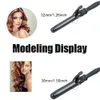 Curling Iron With Tourmaline Ceramic Coating Hair Curler Wand Anti-Scalding Insulated Tip Salon Curly Waver Maker Styling Tools