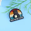 Halloween Dark Animal Film Film Quotes Badge niedliche Anime -Filme Spiele Harte Emaille Pins sammeln Cartoon Brosche Rucksack Hat Bag Collar Revers Lapel Badges S280021