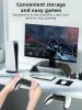 Lautsprecher Data Frog Tragbarer Spielcontroller Hängende Halterung für PS5 unter dem Schreibtisch Speicherstand Gamepad Hook Holder für PS4 Joystick
