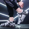 Chaussures de fitness Mstacchi Fashion Men Ventilate à lacets Mélange de couleurs plates Lucence Jelly Bottoor Sneakers