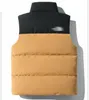 Открытый жилет с печеной дизайнер логотип бренд мужской ватный жилет на верхнюю одежду рукавицы хлопчатобумажная куртка повседневная высококачественная спортивная жилет