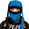 Berets Balaclava Long Ear Hat Skullies Beanie Leuke oren hoeden haakhaak gebreide voor vrouwen warme petten dropship