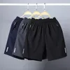 Shorts masculinos seco rápido calças esportivas gelo ginástica ginástica casual correndo de forma fitness respirável