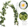 Fake Garland Peony Dried Artificial Flowers Eucalyptus Vine Greenery Hanging For Wedding Garlands Home Party Garden Craft Art Decor 230613 s