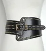 Ceintures femmes de taille sceau de ceinture mode noir pour la marque de concepteur de luxe Rivet Elastic Pin Boucle large2609479