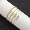 Bracelets de liaison de serpent en acier inoxydable pour femmes Bracelet à chaîne mince multicouche simple