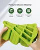 12 Pieces Silicone Popsicle Molds Easy-Release BPA-free Ice Pop Molds Homemade with 50PCS Popsicle SticksCleaning Brush 240415