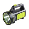 Tragbare Laternen Handheld LED LED Searchlight Super Hell arbeiten für Cam Outdoor -Notlampe USB -Ladebackladel -Laterne -Drop d DH2GF