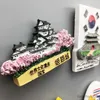 Koelkast magneten land koelkast magneten Frankrijk Korea Japan Kyoto Thailand Myanmar koelkast magneet sticker World Travel Souvenir