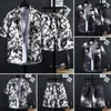 Trainingspakken voor heren bedrukt shirt sets hoogwaardige modetrend shorts Hawaiian Style Casual Floral Tops Ins and Women