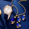 Montre-bracelets pour la mode pour femmes montre une horloge féminine Bleu en cuir Boule Design Women Watchs Simple Ladies robe bracelet