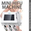 Bärbar smal utrustning HIFU FACE LIFT Anti Aging Machine Högintensiv fokuserad ultraljudsskinnssträngande skönhetssalongutrustning 3 eller 5 han